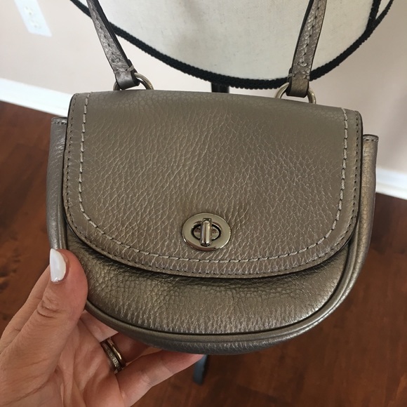 Coach Swing pack crossbody Metallic turnkey - Picture 4 of 5